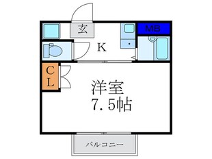 黒門京邑館の物件間取画像